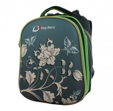 №03 Цветы с бабочками BagBerry формованный рюкзак